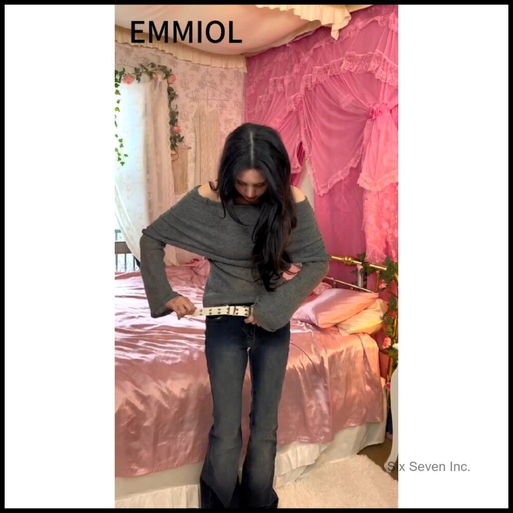 Stretchy Bell Bottom Jeans Mid-Low Rise Skinny Fit Y2K Retro Flare Pants - Picture 7 of 7